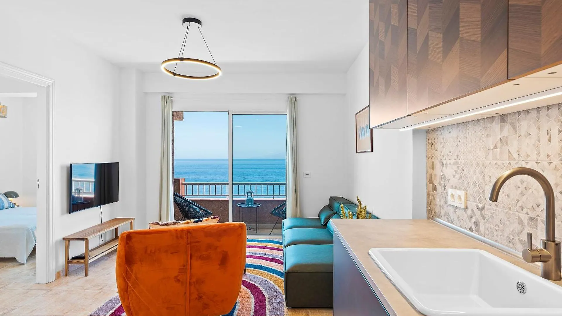 Modern Light And Beautiful View Apartment Puerto de Santiago  0*, Puerto de Santiago (Tenerife) Hiszpania